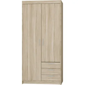 Šatní skříň Skříň Enja 2D3S dub sonoma
