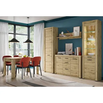 Obývací stěna Mebel Bos Obývací sestava II Sapori Dub Navarra