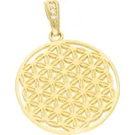 Goldstore Zlatý přívěsek kulatý květ života Váha: 2.60 g