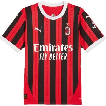 Fotbal Pánský fotbalový dres Puma AC MILAN HOME JERSEY REPLICA M Červená, Černá, Bílá