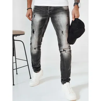 Pánské džíny Tmavě šedé prosvětlené pánské džíny UX3996 Velikost: 29