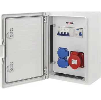 Elektrická zásuvka Stavební rozváděč SRKF