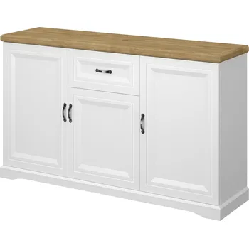 Komoda Komoda 3d1s bílá / dub harbor Riva