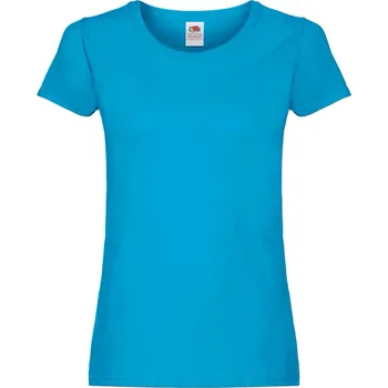 Dámské tričko Fruties Dámské tričko s krátkým rukávem Ulkan azurová XL