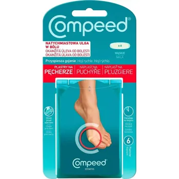 Náplast COMPEED Náplast na puchýře malá 2 x 6 cm 6 ks