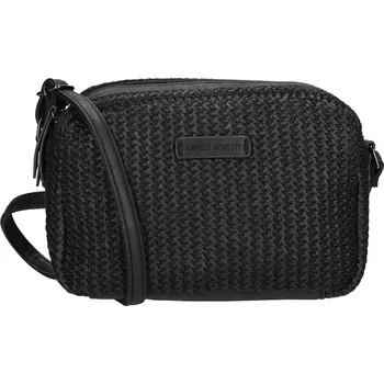 Kabelka Dámská crossbody proutěná kabelka Enrico Benetti Summer 66770 – černá, menší velikost, lehká a stylová, ideální pro letní dny | Cooltovka.cz