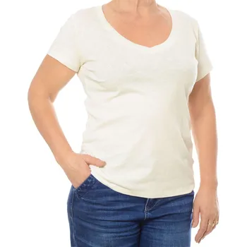 Dámské tričko Mustang Style Beverly Tričko Béžové S