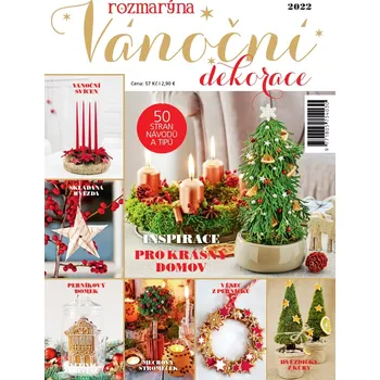 Časopis Rozmarýna Speciál - Vánoční dekorace (č. 1) (50 stran návodů a tipu)