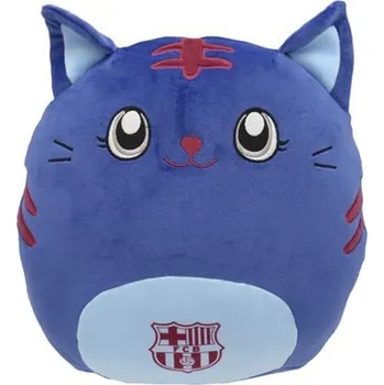 plyšák Squishy plyšák FC Barcelona - kočka - 30 cm