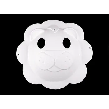 kreativní sada Stoklasa Karnevalová maska - škraboška k domalování zvířátka Lev