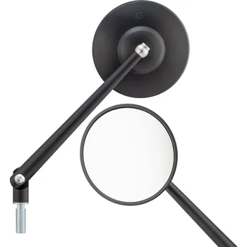 Zrcátko pro motocykl SIP Zrcátko Series Pordoi short černé mat. (levý závit) MV619511L