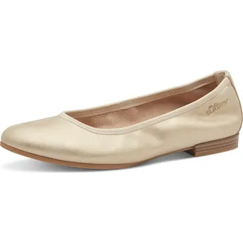 Dámské baleríny DÁMSKÉ BALERÍNY S.OLIVER 5-22101-42 403 ZLATÁ Barva: BÉŽOVÁ, Velikost: 38