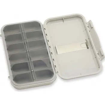 Pouzdro na rybářské vybavení Krabička na mušky C&F Design Universal System Case With Compartments Off-White Small