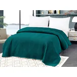 Tyrkysový sametový přehoz na postel ARROW VELVET Rozměr: 170 x 210 cm