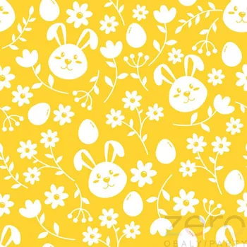 Jednorázové nádobí Ubrousky 'Daisy' 33 x 33 cm 3N (20 ks) - (Velikonoce) velikonoční žluté