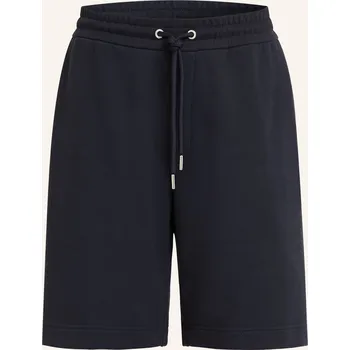 Pánské kraťasy Moncler Pánské Šortky Z Mikinové Látky, tmavě modrá, 50