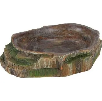 Trixie Miska na vodu a krmení pro plazy 24 x 5,5 x 20 cm Velikost terarijní misky: 18 x 4,5 x 17 cm