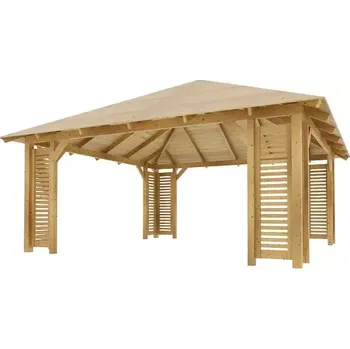 Pergola Dřevěná pergola Altán Kuba Maxi+Verona 490x490
