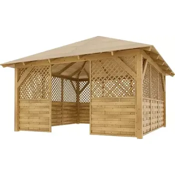 Pergola Dřevěná pergola Altán Kuba L+Rimini 400x400