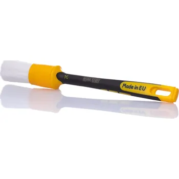 Auto-moto Work Stuff Detailing Brush Rubber Albino 12 mm - jemný štětec pro detailní úpravu interiéru a kůže