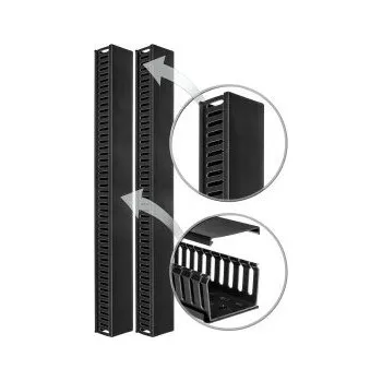 Organizér kabelů V-OP48-2U - vertikální organizér kabelů