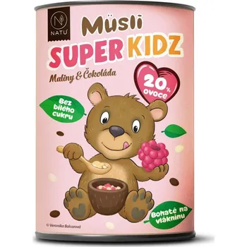 Super Kidz Müsli Maliny a čokoláda NATU 300 g