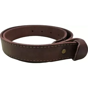Opasek Kožený opasek hladký bez přezky - délka 125 cm (Pásek z pravé kůže)