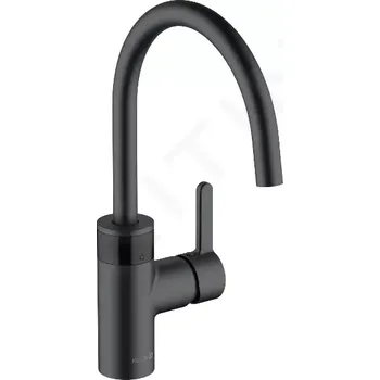 Vodovodní baterie Kludi E-Go Elektronická dřezová baterie, síťové napájení, matná černá, 422006675