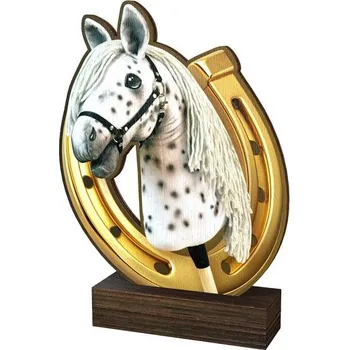 Volný čas Poháry Bauer Dřevěná plaketa WF374 | Hobbyhorsing