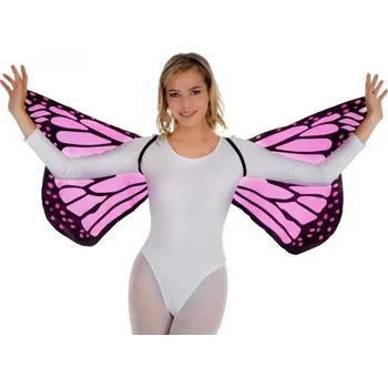 Karnevalový doplněk CHAKS Křídla motýlí růžová pro dospělé