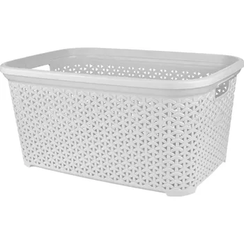 Koš na prádlo Koš prád. otevřený UH RATAN Hobby 50 l bílá