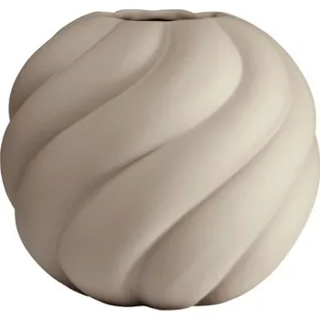 Váza Váza Twist Ball, 20cm, písková - COOEE
