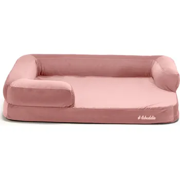Pelíšek pro psa Lebeddie| Ortopedický pelech Růžová Útulna Velikost: S