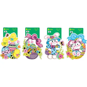 Velikonoční dekorace H+H Okenní dekorace, 4 ass. 380685 Nové zboží