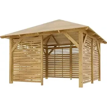 Pergola Dřevěná pergola Altán Sicílie+Bergamo 330x330