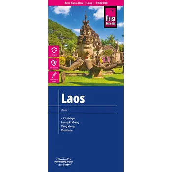 Reise Know-How Verlag mapa Laos 1:600 t.