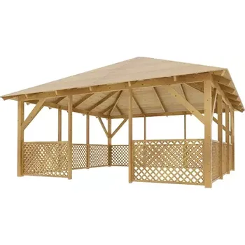 Pergola Dřevěná pergola Altán Kuba Maxi+Ester90 490x490