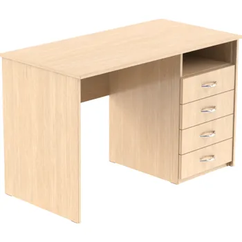 Psací stůl Kancelářský stůl se 4 zásuvkami S66