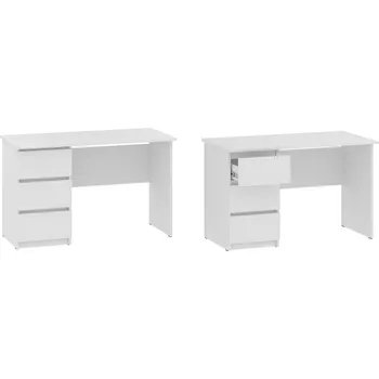 Psací stůl Slevadoma Psací stůl STORI levý "NEW SYSTEM" Barva: bílá