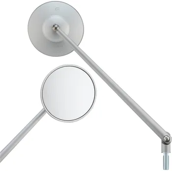 Zrcátko pro motocykl SIP Zrcátko Series Pordoi long stříbrné mat. (pravý závit) MV619500R