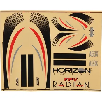 RC model E-flite samolepky: FPV Micro Radian