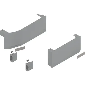 Nábytkové kování BLUM Sada krytek Aventos HK-TOP pro SERVO-DRIVE světle šedá