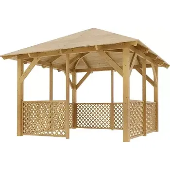 Zahradní stavba Dřevěná pergola Altán Kréta+Ester90 300x300