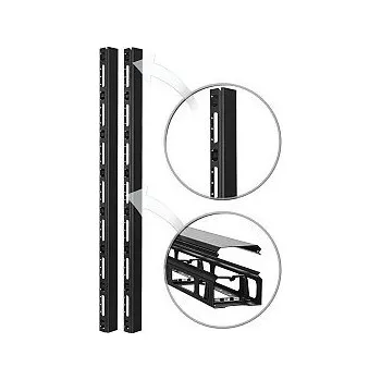 Organizér kabelů OP37/B - vertikální organizér kabelů 37U