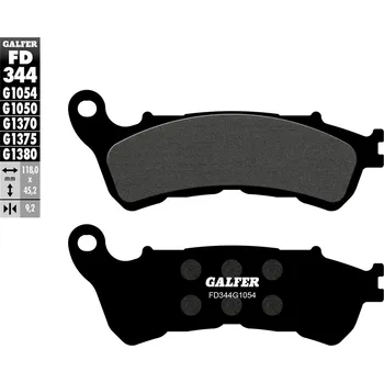 Brzda pro motocykl GALFER Brzdové destičky 2540 GALFER - Sport GF1344