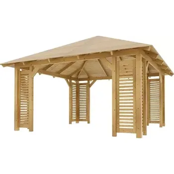 Pergola Dřevěná pergola Altán Kuba L+Verona 400x400