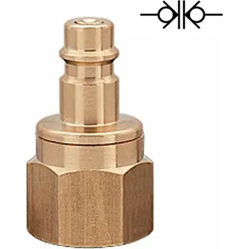 Fitinka Lüdecke vsuvka Standard, závit M18x1,5i, oboustranně uzavíratelná