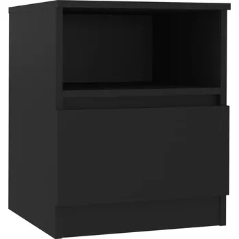 Noční stolek Noční stolek černý 40x40x50 cm - Moderní a praktický