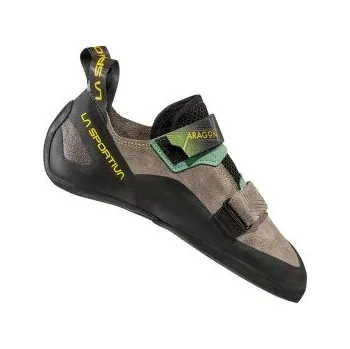 Lezečky La Sportiva Aragon Clay/Jasmine Green_G09E17 šedá 45,5 EU
