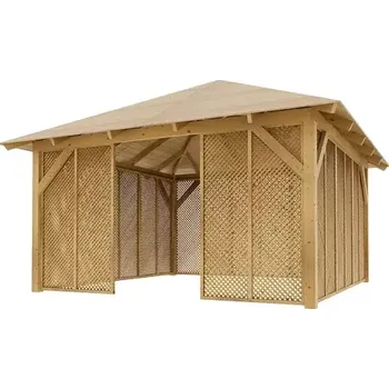 Pergola Dřevěná pergola Altán Kuba L+Milano 400x400